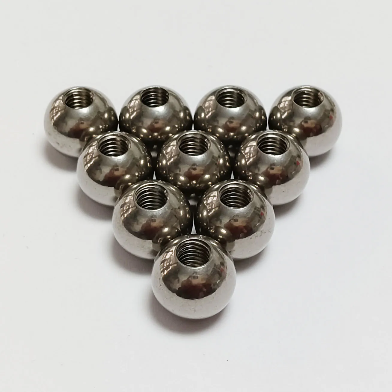 SS304 Stainless Steel Thread Hole Ball For CNC Later Machine