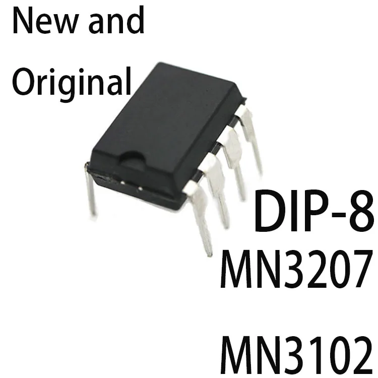 10PCS New and Original 5pair (5pcs MN3207 + 5pcs MN3102 ) DIP-8 BL3102 BL3207 DIP8 DIP MN3207 MN3102