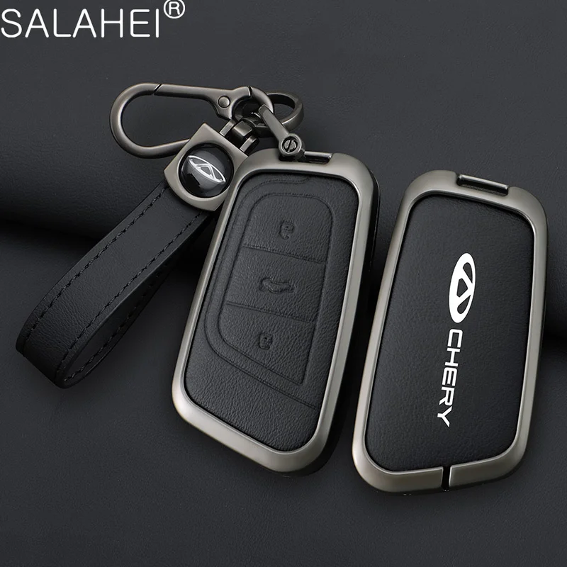 

Zinc Alloy Car Smart Remote Key Cover Case Protector Holder Shell For Chery ANT EQ1 2019 2020 2021 2022 Keychain Accessories