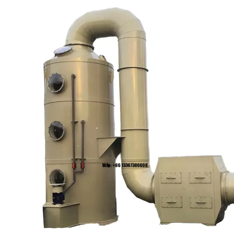 

Industrial Waste Gas Treatment Equipment Spray Tower Ammonia Scrubbing System Demister Pump Core Meets Emission Standards
