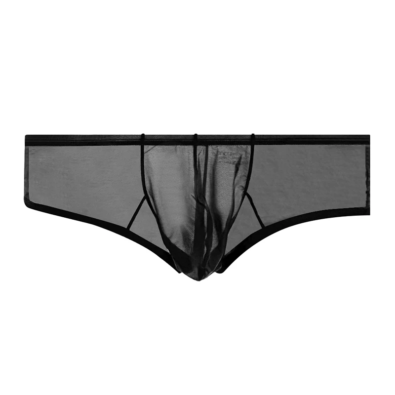

CMENIN Transparent Sexy Men Underwear Large Crotch Pouch Mens Underpants Breathable Ultra-thin Men's Panties Sexy Gay Man Boxers