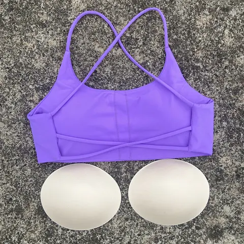 8 best sales गुलाबी स्पोर्ट्स ब्रा - №4