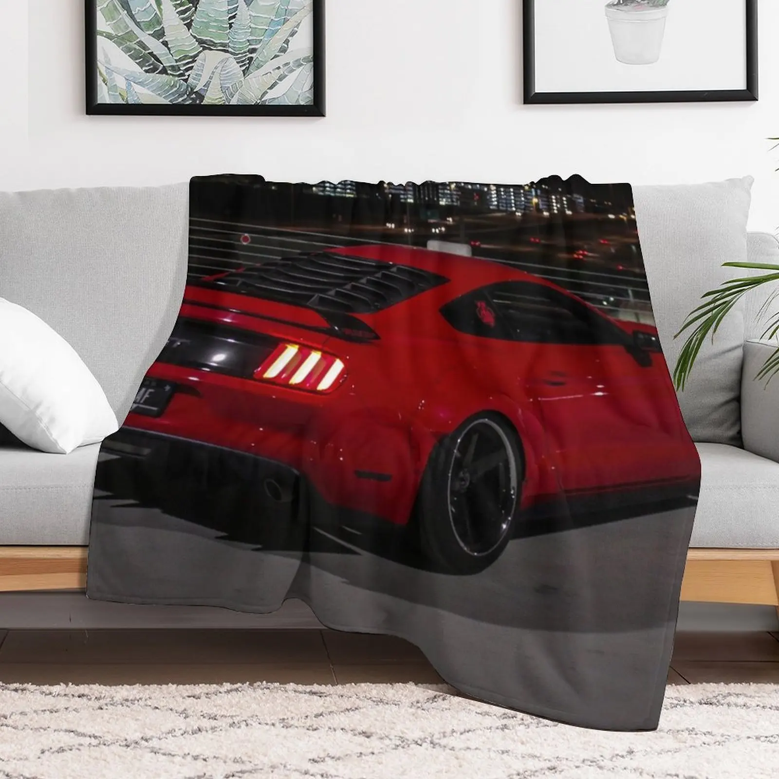 Mustang GT Widebody Throw Blanket