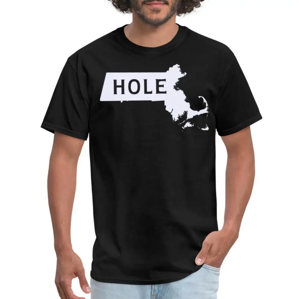 Mass Hole Massachusetts Men's T-Shirt Unisex T-shirts For Men Women Summer Tees Luxury Brand Vintage Oversized