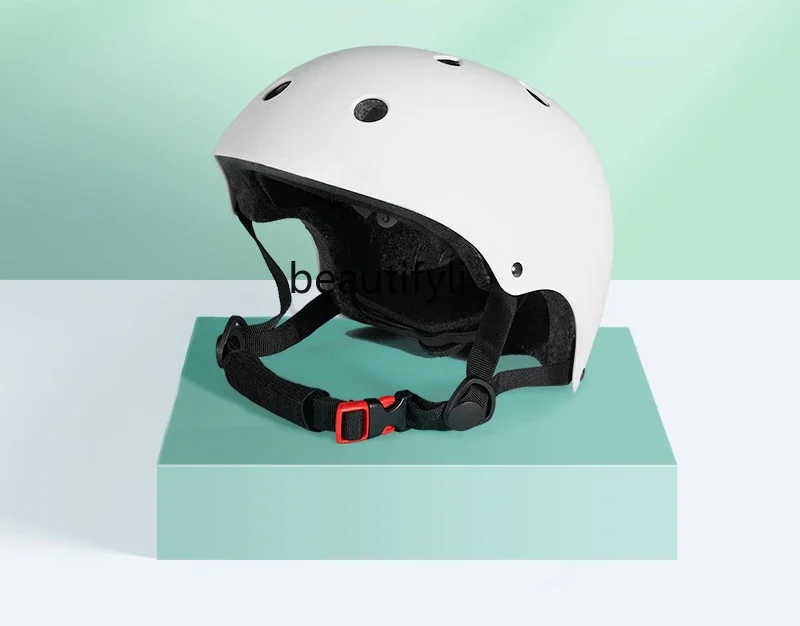 Casque d'équitation anti-chute pour enfants, ensemble d'équipement de protection de voiture d'équilibre pour garçons et filles, planche de Cesde roue