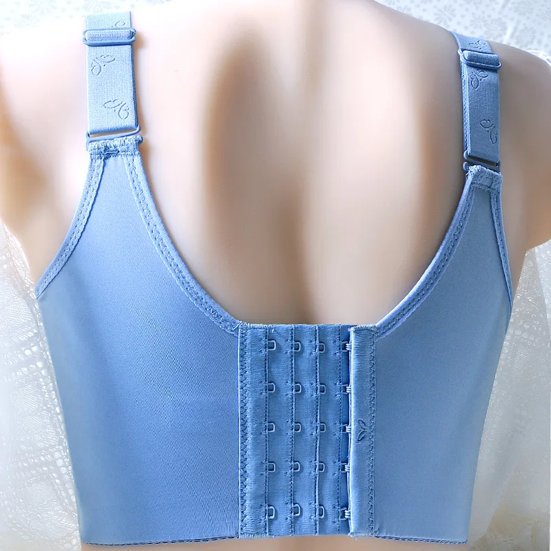 Lace Wireless Bra Hollow Out Vest Bras C D E Cup Brassiere Femme Sexy Lingerie for Plus Size Women