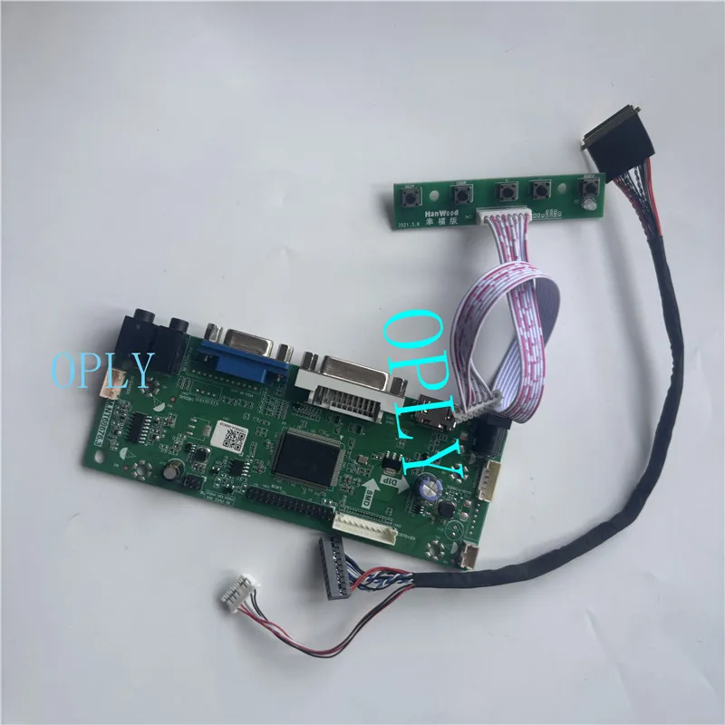 HDMI-compatible DVI Controller board VGA Kit for LP156WF1-TLC1 LP156WF1-TLF3 LP156WF1-TLB2 LP156WF1 1920X1080 LED 15.6 Panel DIY