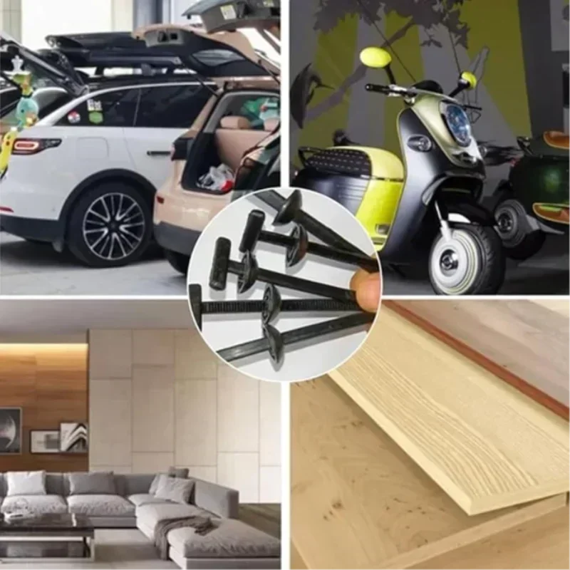 100/20 SZT. Uniwersalne opaski kablowe nylonowe z klamrami, plastikowe opaski z kołnierzem, mocne samozaciskowe zaciski do kabli, do samochodu