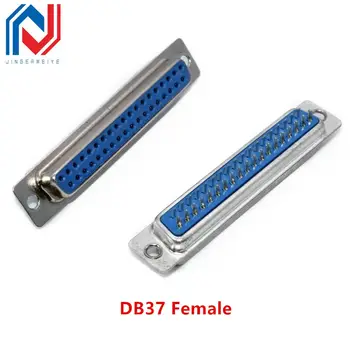 5 pezzi DB9 DB15 DB25 DB37 foro/pin femmina/maschio connettore saldato blu tipo presa porta seriale RS232 DB adattatore D-SUB 9/15/25/37P 8 best sales connettore a 25 pin - №7