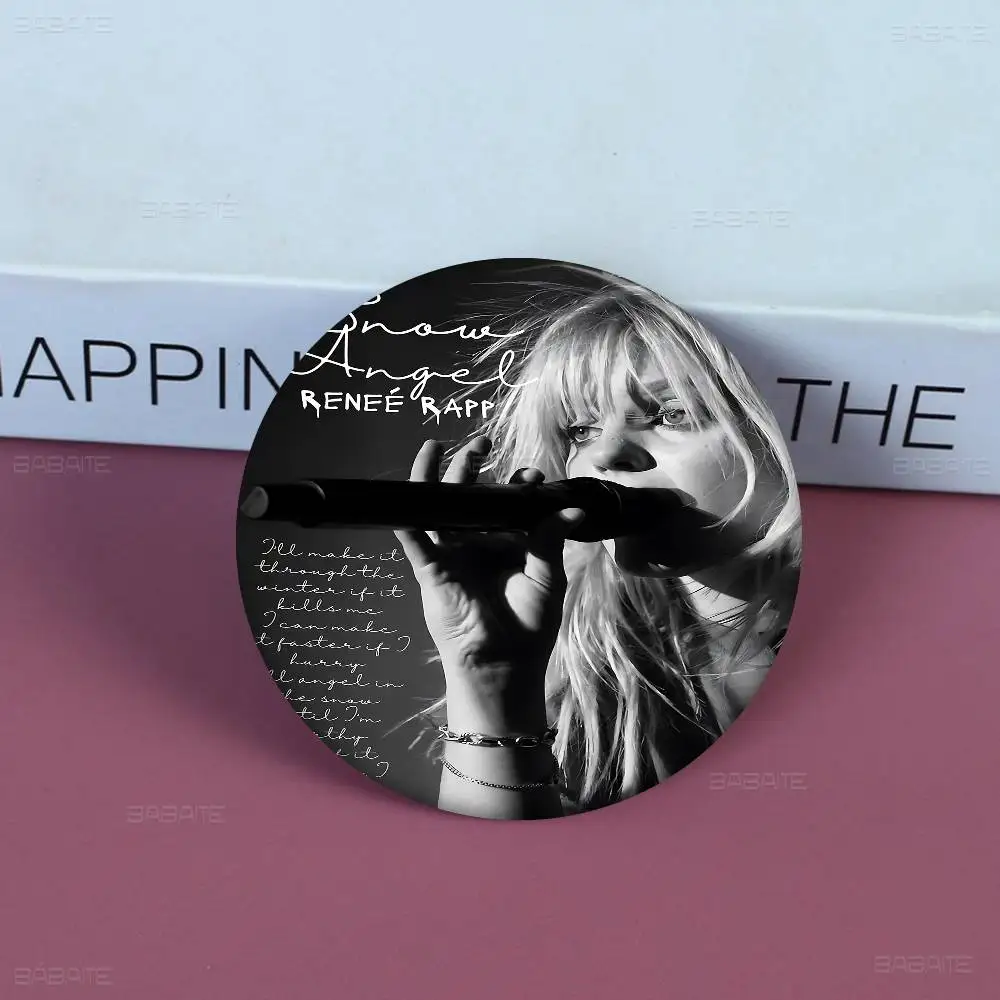 مغني البوب الممثل رينيه راب خمر 58 مللي متر الحيوانات مضحك دبابيس شارة ظهره الملابس هدية التبعي #5