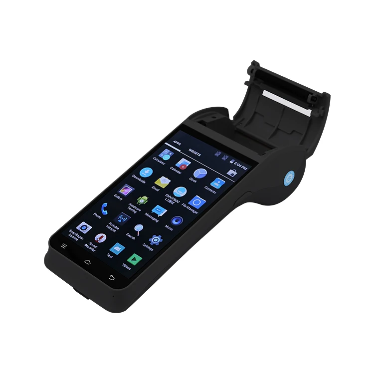 Z91 Hot sell 4G Android handheld pos with printer terminal for android restaurant pos system