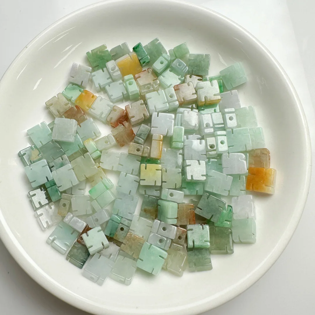 

Natural Jade Wanzi Stone To Operate Accessories Small Ornaments Glutinous Seeds DIY Design Manufacturer Wholesale Drop Shipping