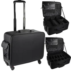 Vrouwen Make-Up Tas Koffer Grote Capaciteit Opslag Trolley Case Multi-Layer Cosmetica Case Professionele Beauty Manicure Gereedschapskist