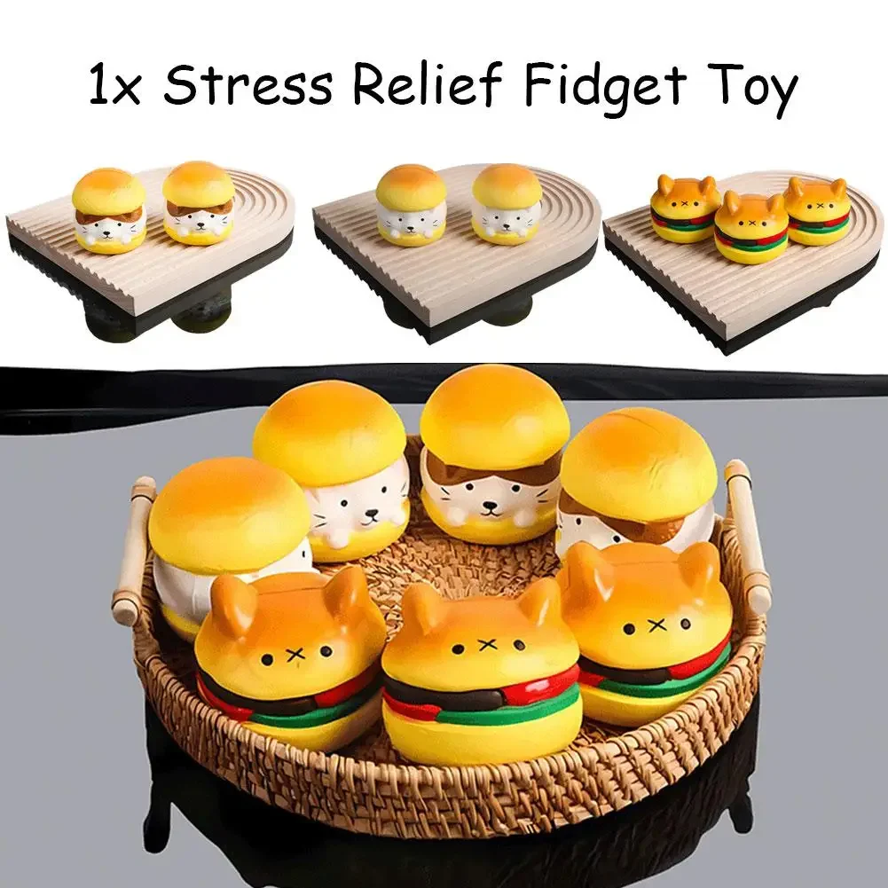 

Simulation Bread Toast Squishy s, Cute Slow Rising PU Food Play Squeeze s, Stress Relief Fidget s for Kids Adults