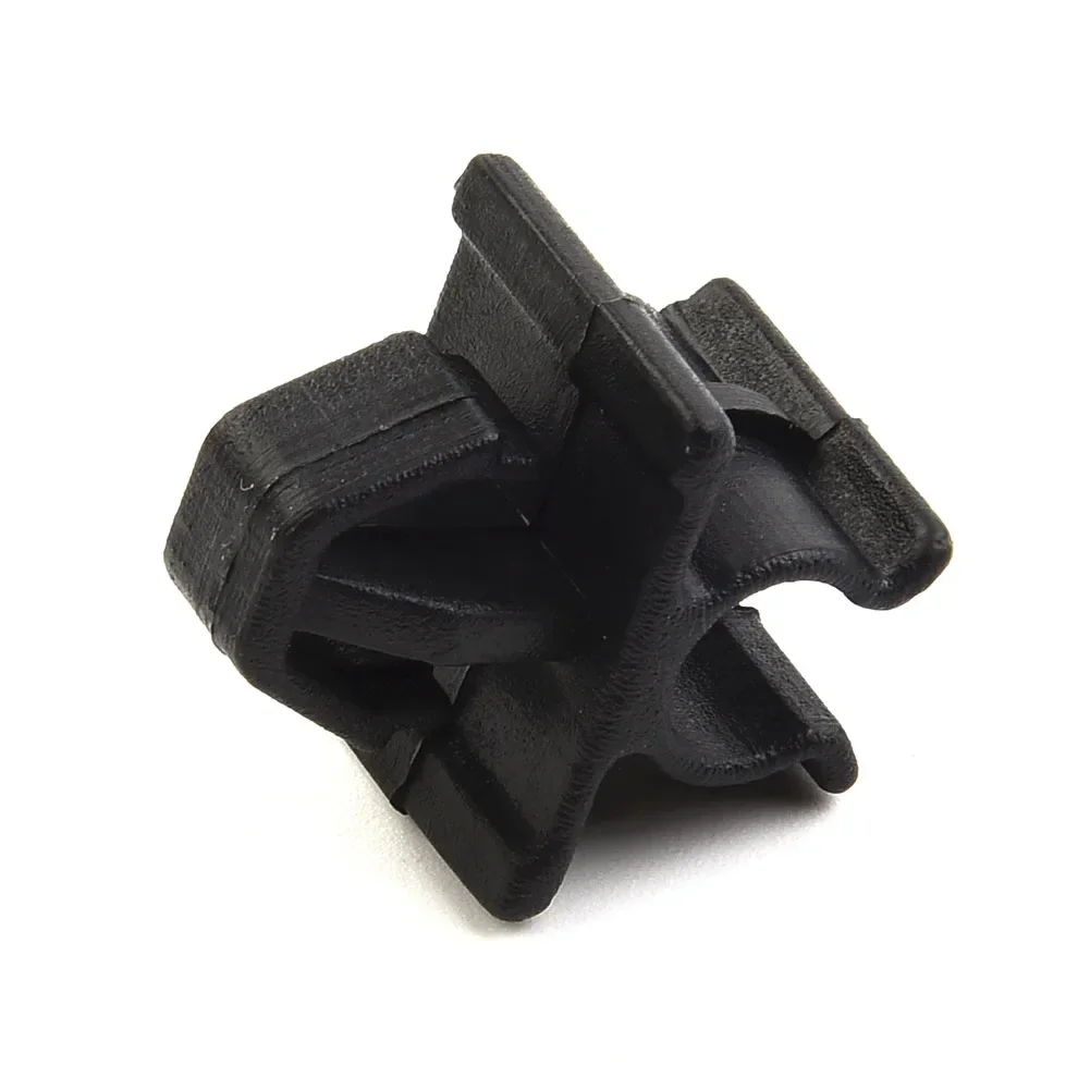 7     2Pcs Car Hood Bonnet Rod Support Prop Clip Stay Clamp Holder Hood Prop Rod Clip For Nissan Plastic Black Fastener Retainer