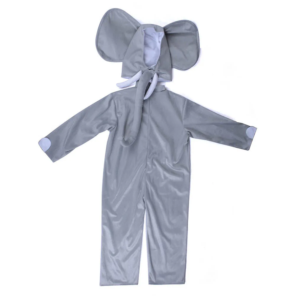 Hot Sale Animals Cosplay Elephant Costumes Grey Animal Jumpsuit  Halloween elephant plush