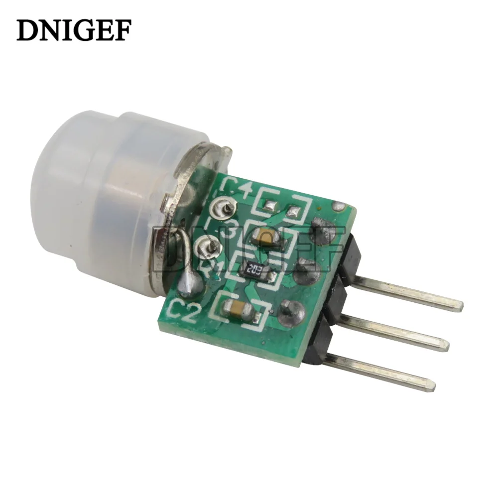 DNIGEF 1 pièces Mini AM312 ajuster IR pyroélectrique infrarouge Mini module PIR capteur De mouvement De support pour arduino