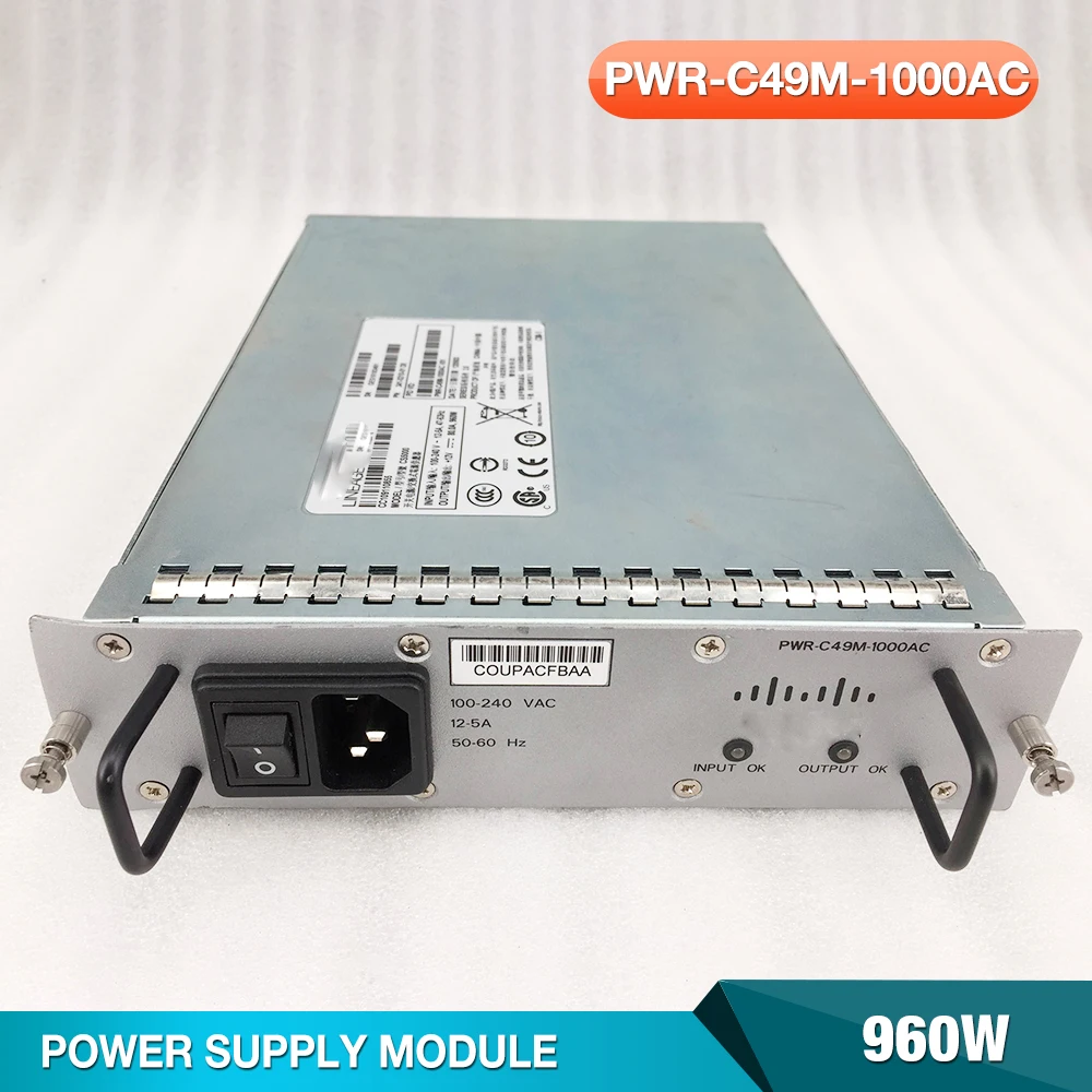 PWR-C49M-1000AC For CISCO Power Supply Used On WS-C4900M Series Switches