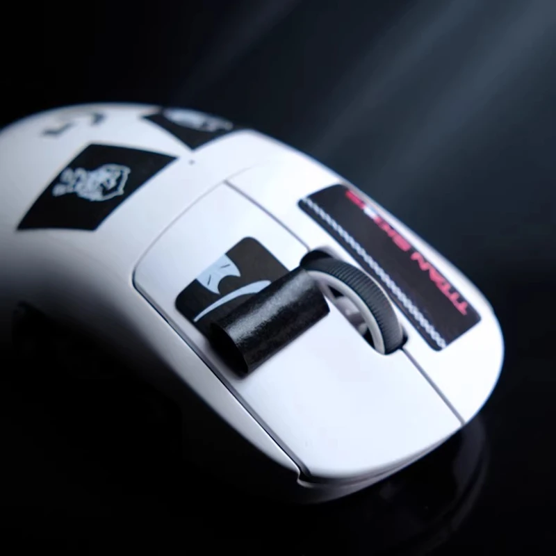 Titan Nation Shadowfang SR Mouse Grip Tape,0.35mm Ultra‑Thin Anti‑Slip Sticker,Sweat Proof Removable Adhesive for E‑SportsGamers