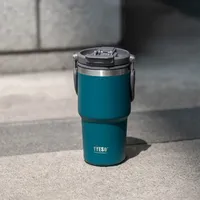 Tyeso Stainless Steel Thermos Cup Large Capacity Water Bottle Leakproof Double Layer Insulated Cup Coffee Cups Drinking Utensil