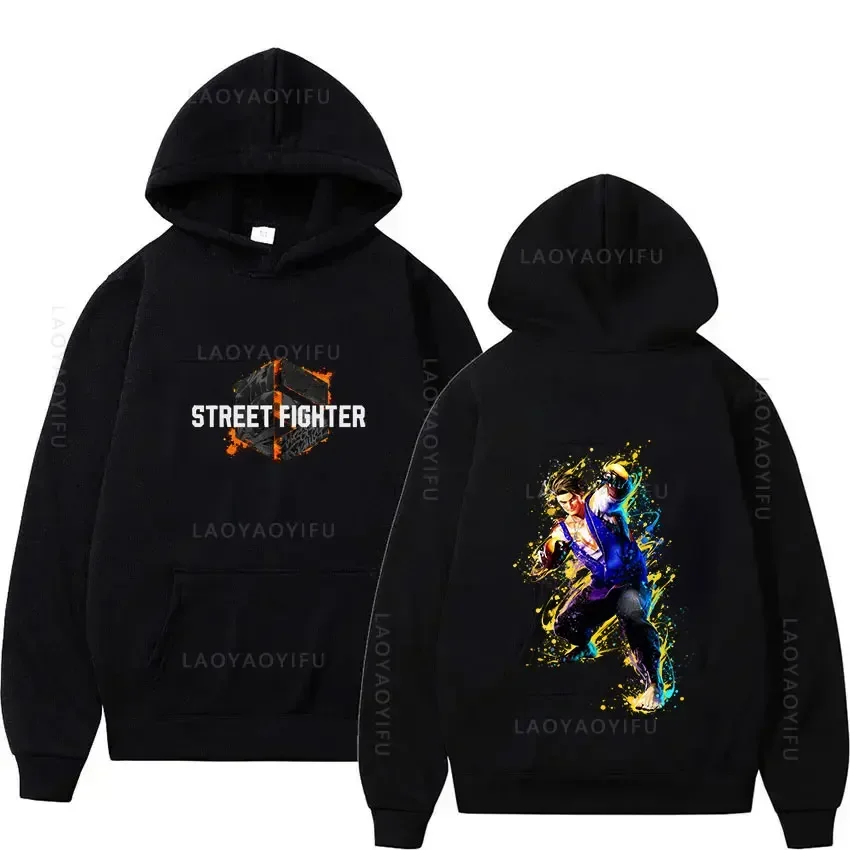 

Hot Sale Street Fighter 6 Theme All Characters Pullovers Hoody Hoodies for Men Y2k Hoodie Hooded Shirt Sweatshirt Men's Clothing
