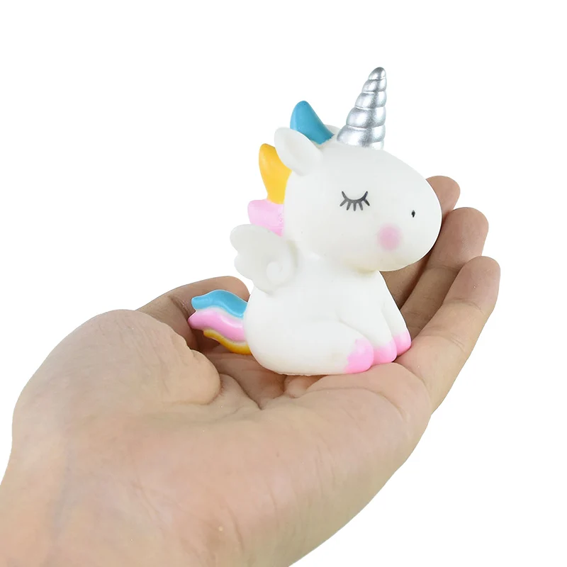 3D Rainbow Unicorn Cake Toppers Kids Girl Birthday Party DIY Decoration Baby Shower Wedding Favors Unicorn Theme Party Supplies