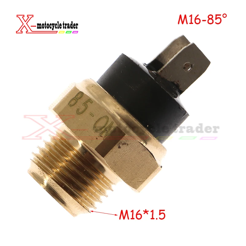 newest M16/M14 Radiator Thermal Fan Switch Thermostat For 250cc Water Cooled ATV Quad Scooter Motorcycle Parts