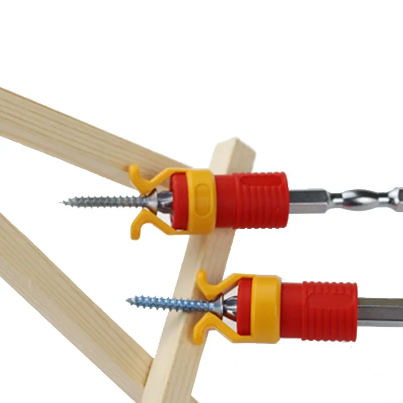 1PC Universal Screw Fixer Holder Woodworking Carpentry Drill Screws Plastic Fixing Fixture Set for Home Improvement Tools
