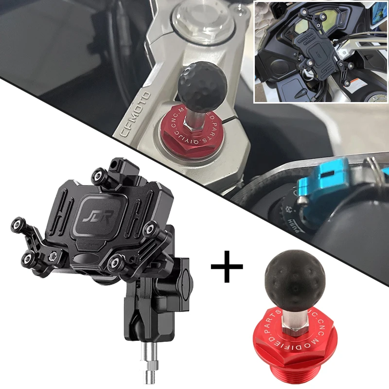 

New Fit For CFMOTO CF 450SR 675SR-R 450 SR 675 S RR Motorcycle Modification three-star cover screw cap for mobile phone bracket