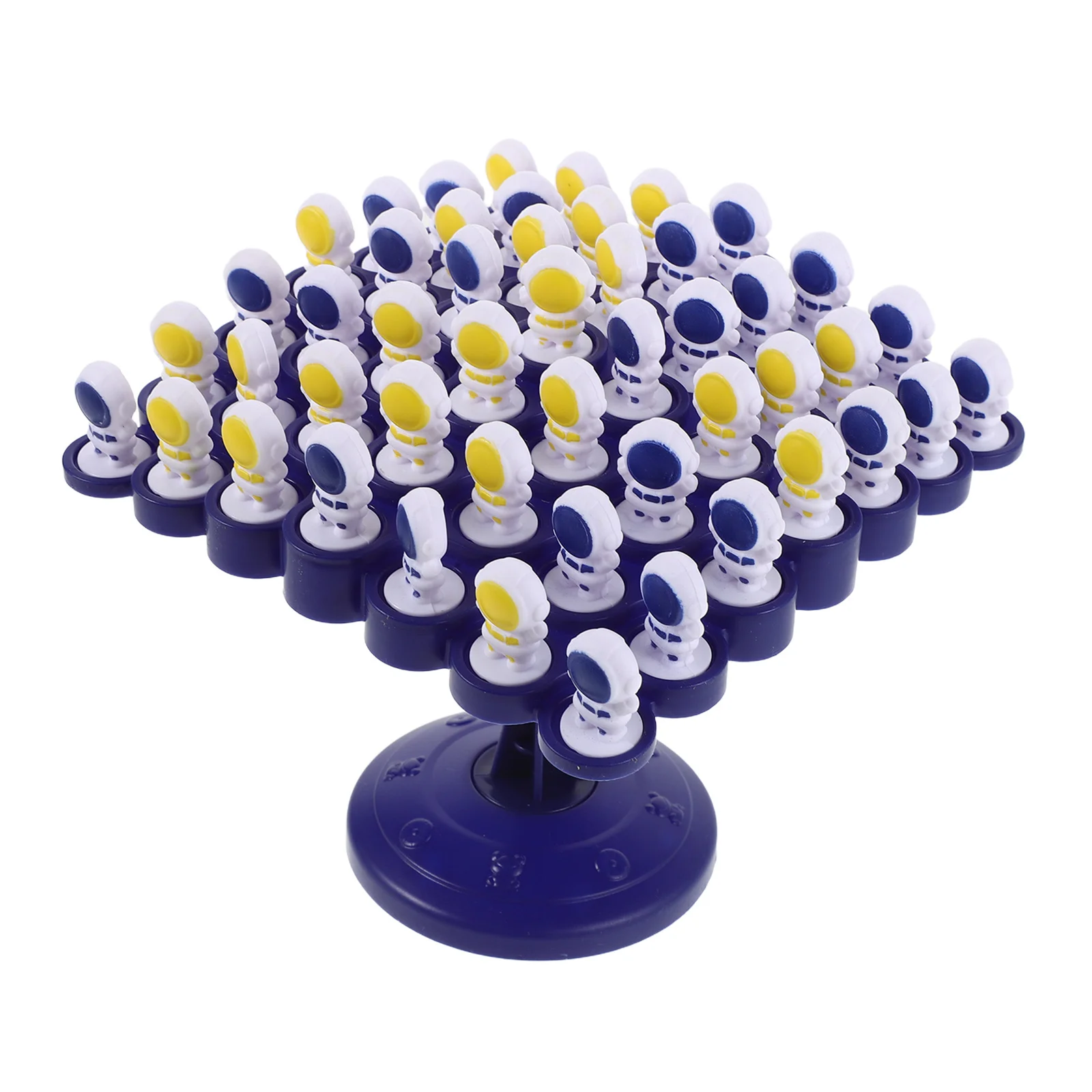 مجموعة واحدة من لعبة شجرة التوازن على الطاولة، تحدي التراص لرائد الفضاء للأطفال العائليين - يعزز التنسيق والمهارات الحركية الدقيقة