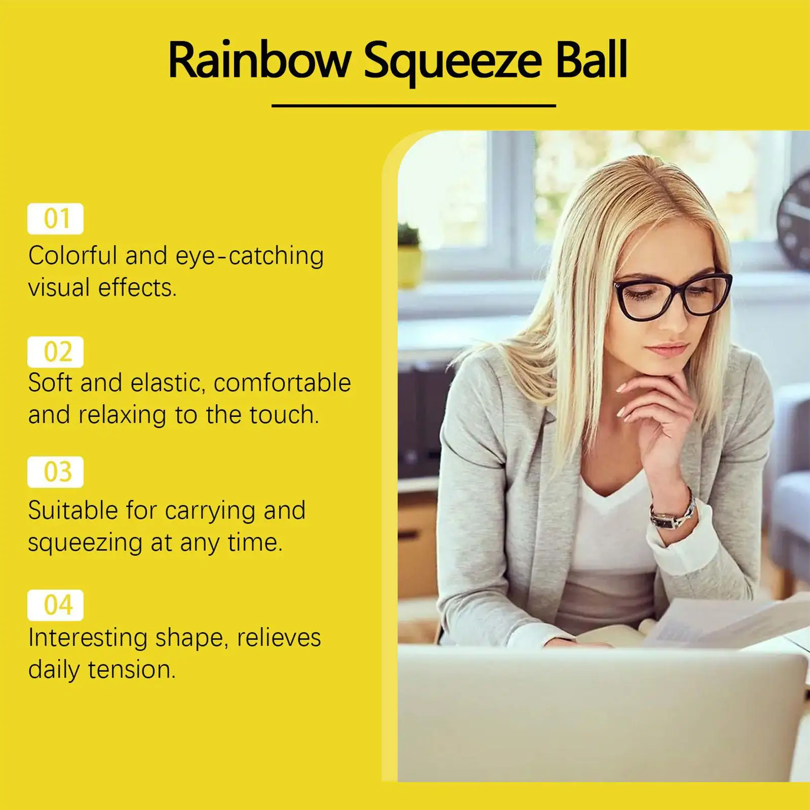 Squeeze Balls Squeeze Fidget Balls Bunte lustige Requisiten Kneifen Beruhigendes Werkzeug für Fingerübungen Jungen Mädchen Kinder Erwachsene Reisen