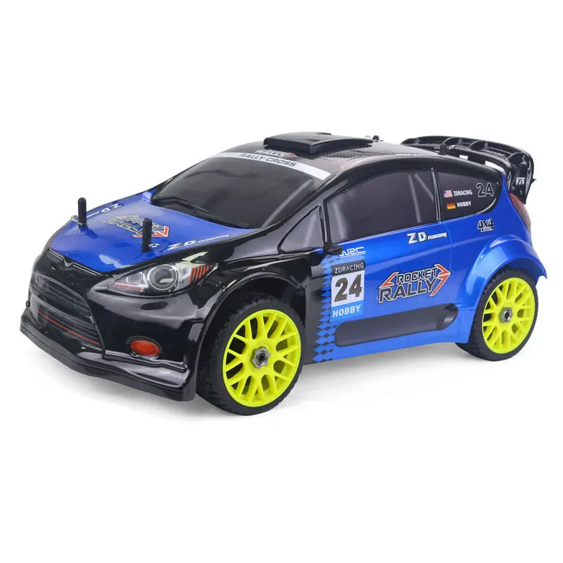 ZD Racing Rally 1/8 4WD RC Car Brushless de alta velocidade 80 km/h Simulação Flat Run Rally Controle Remoto Modelo de veículo elétrico Brinquedo