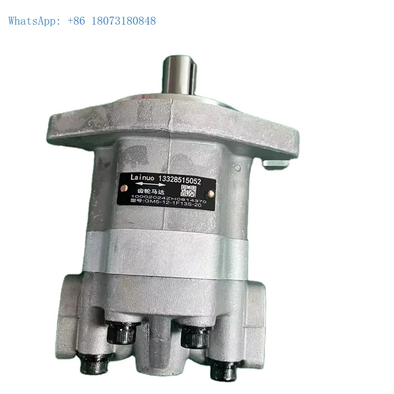 Hot sales GM5 of GM5-12-1F13S-20  hydraulic gear motor GM5-5 GM5-6 GM5-8 GM5-10 GM5-12 GM5-16 GM5-20 GM5-25 GM5-30