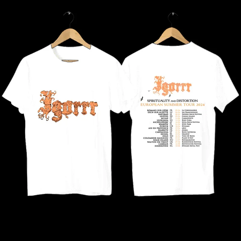 2024 tour igorrr breakco revenge snares bong ra T-shirt vintage clothes for a boy oversized t shirts men