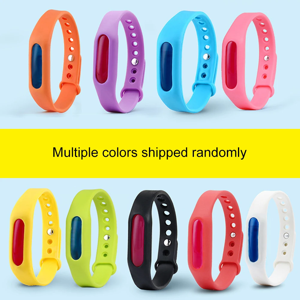 Mosquitoes Repeller Bracelet Silicone Essential Oil Anti-mosquito Bracelet Essential Oil Mosquitoes Repeller for Outdoor Use