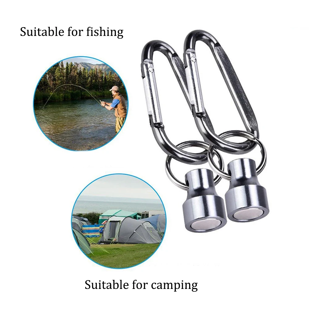 Super Strong Magnets Neodymium Magnets Fishing Magnetic Tool Fly Fishing Retractor Release Clip Keychain Magnets Fishing Clip