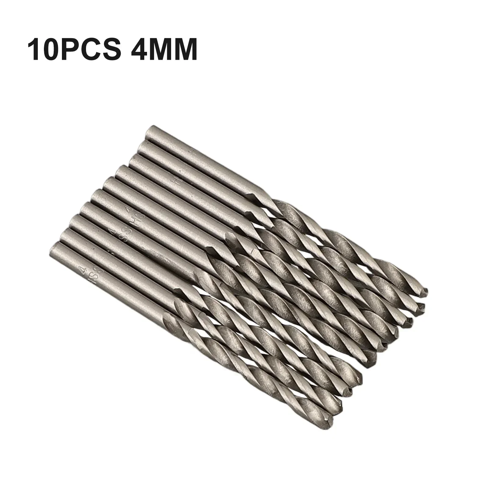 

10pcs 4mm Drill Bit High Speed Steel Straight Shank Drill Bit Hole Cutter For Metal Wood Aluminum Plastic Drilling Power Tool