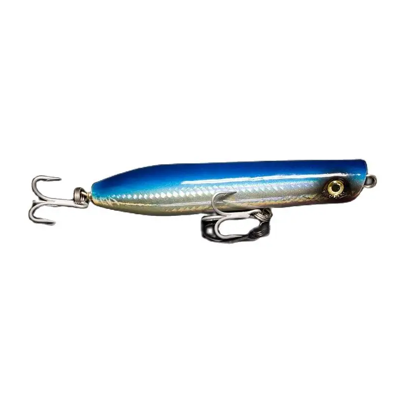 Big GT Wood Popper Pencil Lure Popping Fishing Trolling Bait Topwater Sea Fishing Mustad Hook 6 7 Inch Caranx Ignobilis Tuna