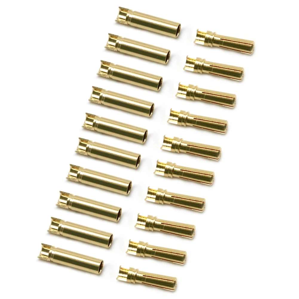 10 / 20 / 50 /100 Paar 3.5Mm Bananenplug Mannelijke Vrouwelijke Connector Verguld Voor Rc Batterij Rc Motor Esc Rc Accessoires