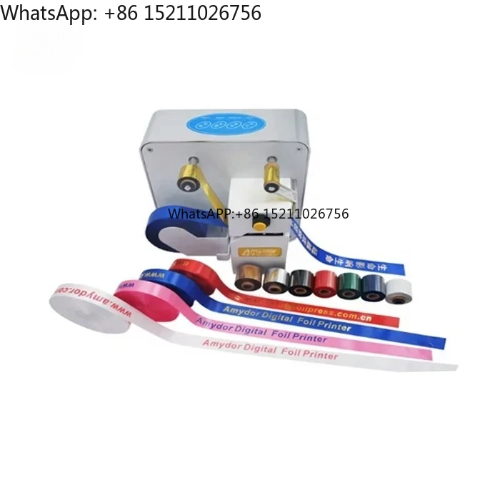 

Yunyi desktop 40mm ribbon stamping printer/ digital hot foil stamping ribbon printer /gift digital ribbon printer