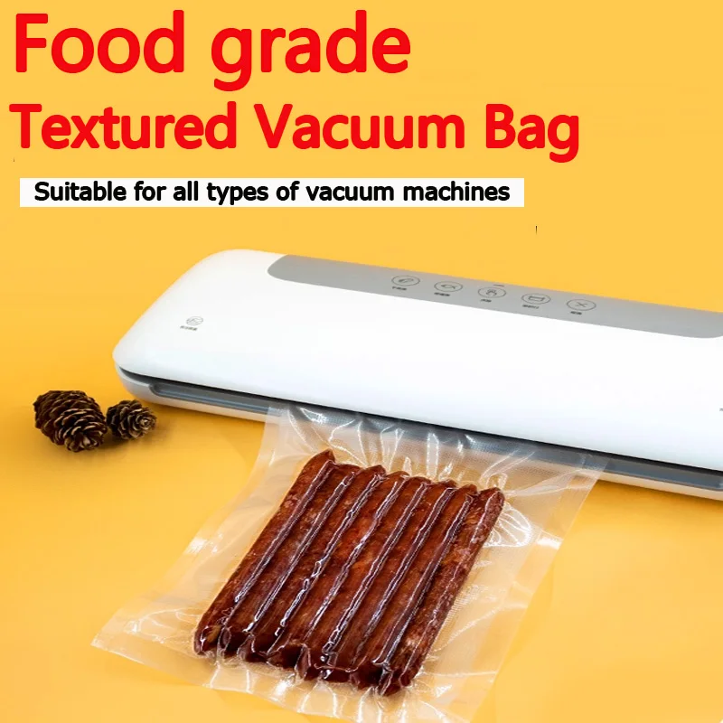 

Textured Vacuum Sealer Bags, Food-Grade Household Sealed Packaging Bags, Vacuum Sealing and Compression Bags