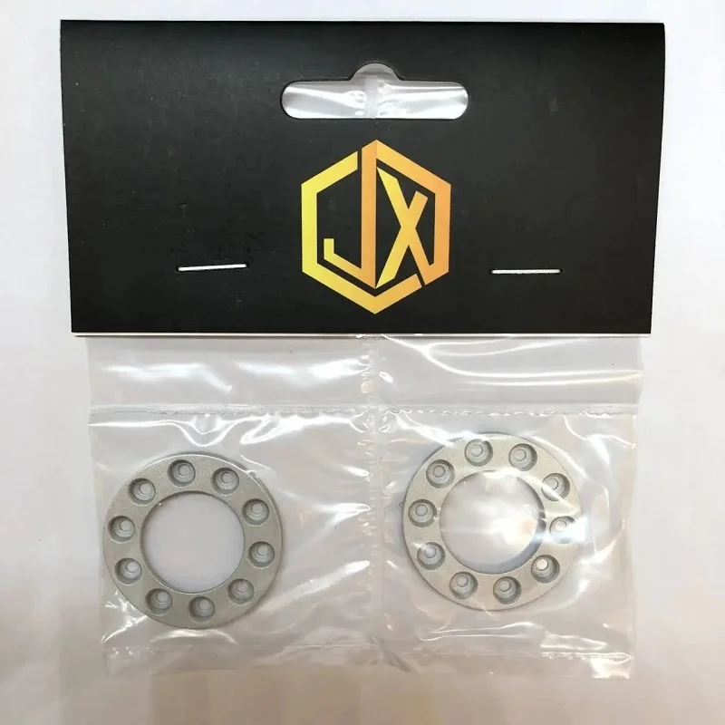2 pz Simulazione Ruota Fermo Aggiornamento Decorare 1/14 Per Tamiya Lesu Per Scania Man Actros Volvo Parti di Automobili Rc Camion Rimorchio