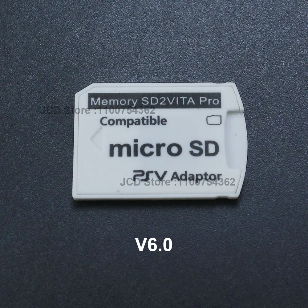 JCD For Psvita PSV 1000 2000 Memory SD2vita Pro Compatible SD TF Card Adaptor V2.0 V3.0 V5.0 V6.0 Game Card Holder