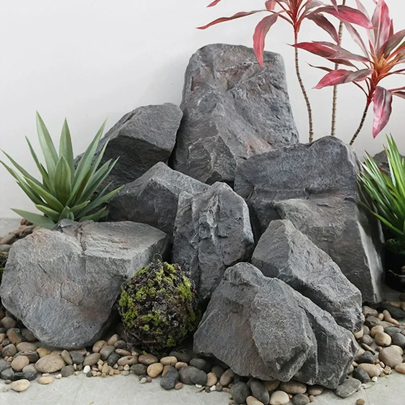 Simulation Foam Stone Decoration Garden Fake Stone Shooting Props Indoor Sculpture Model Landscaping Garden Landscape Stone