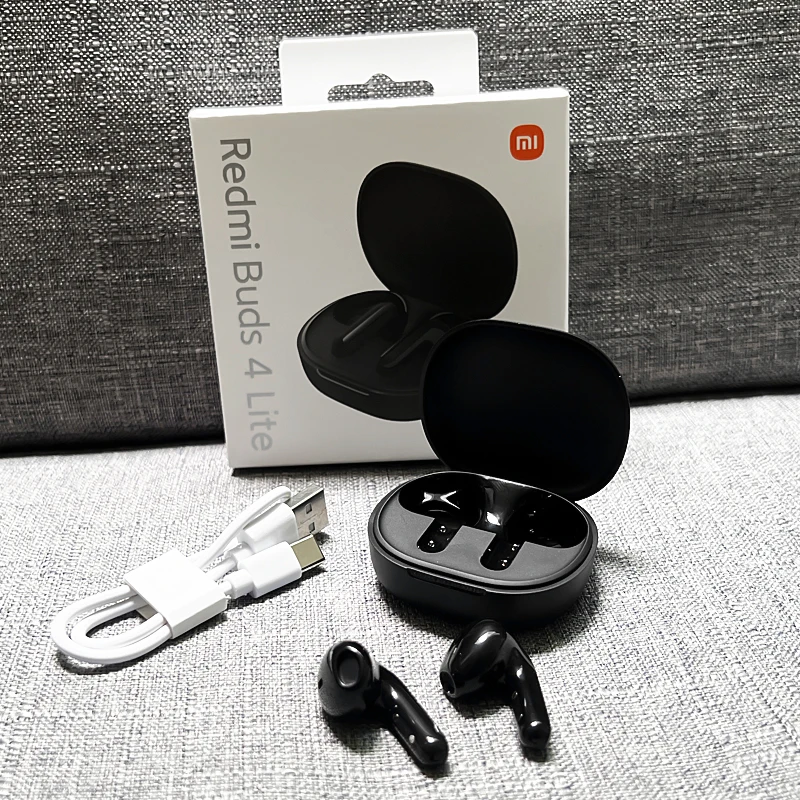 Xiaomi Redmi Buds 4 Lite TWS Earphone Bluetooth 2023, Earphone aktif penghilang kebisingan baterai tahan lama IP54 Buds 4 Edisi anak muda 5.3