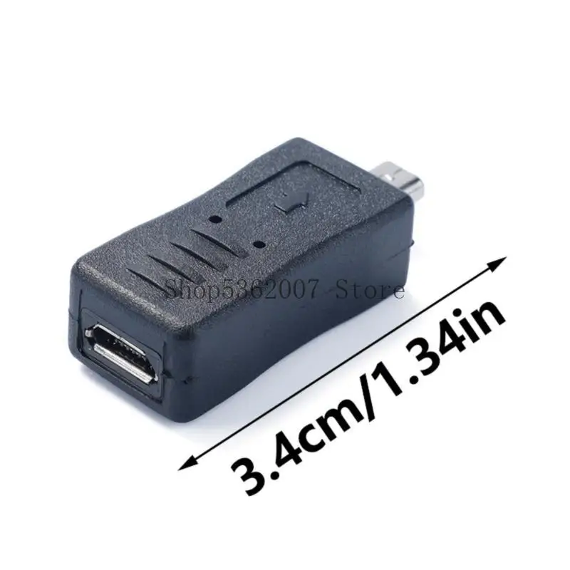 USB 5pin إلى Mini B 8pin Adapter Female to Mini 8pin Male Connection Adapter يدعم نقل الرسوم للكاميرا 40JB