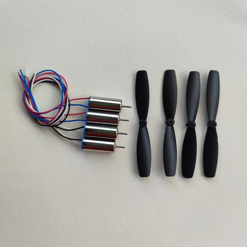 DIY DC 3.7V 716 Hollow Cup Coreless High-speed Motor 55MM Propeller Cw CCW for DIY Micro FPV Quadcopter