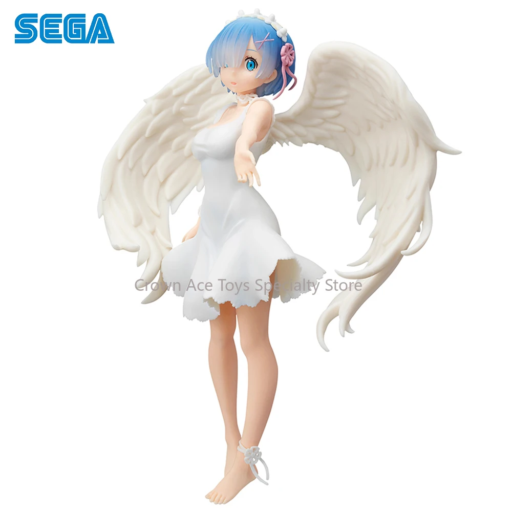 

SEGA SPM Starting Life in Another World Rem Demon Angel Reissue Anime Action Manga Figures Collectible Model Gifts Trendy Toys