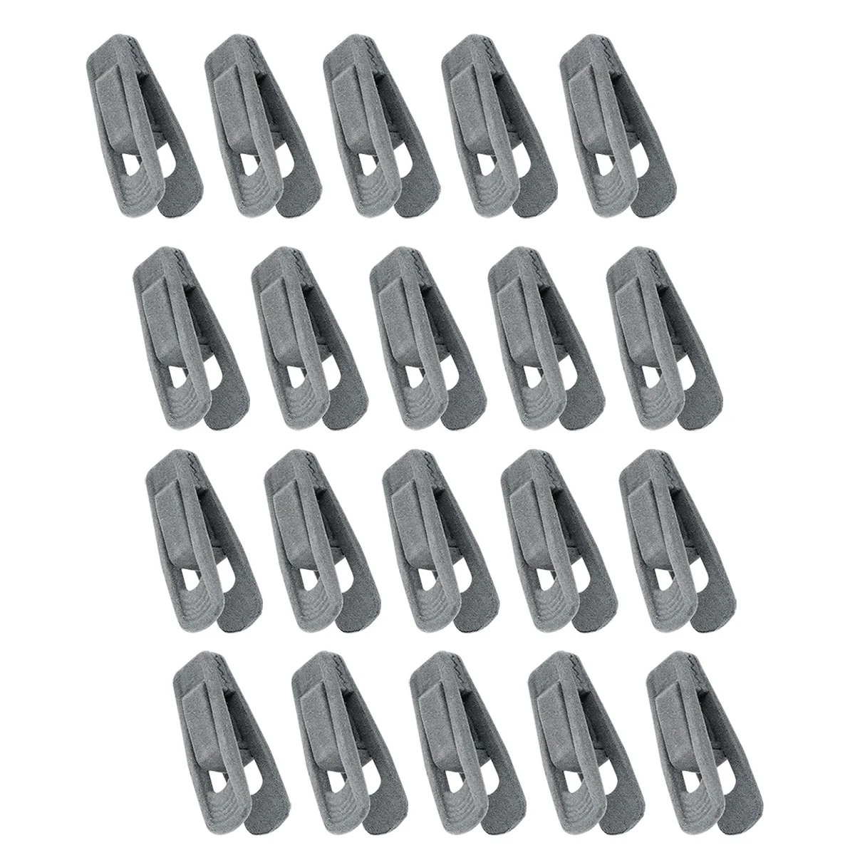 

20Pcs Clothespins Premium Plastic Clip for Socks Towels Bras Briefs Gloves Scarves Baby Clothes Drying Multifunctional Rust