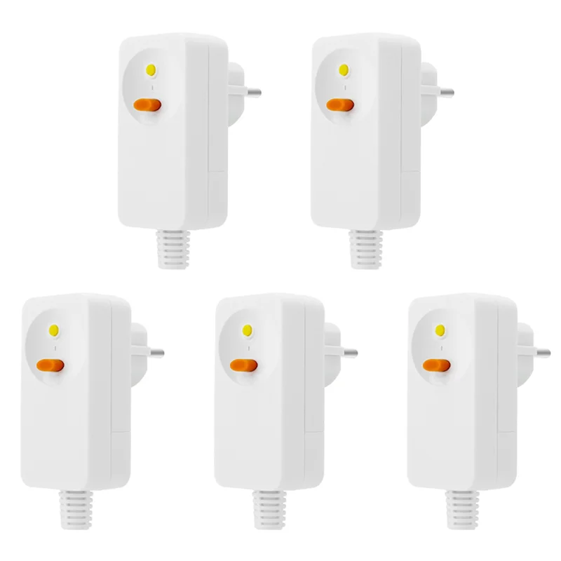 

Автоматический выключатель 5X FI, сменная вилка для индивидуальной защиты, 10 мА, автоматический выключатель остаточного тока, 16 А, вилка европейского стандарта, белый